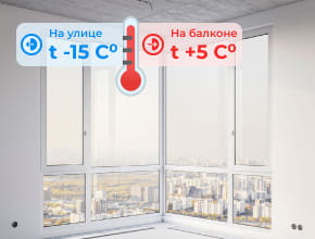 Раздвижное остекление балкона